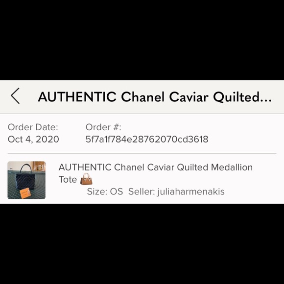 AUTHENTIC Chanel Caviar Quilted Medallion Tote ๐ - Picture 2 of 15